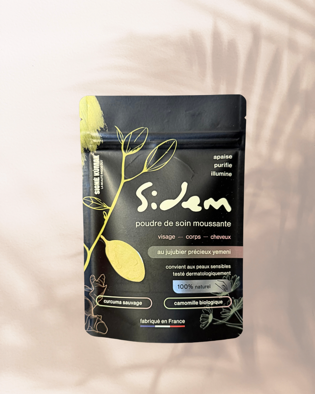 SIDEM, Poudre moussante — Jujubier & Curcuma