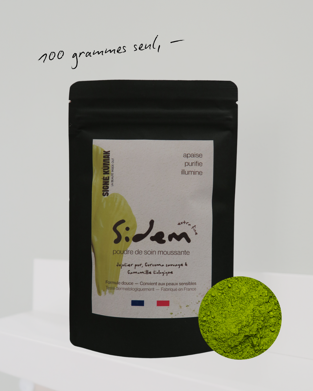 SIDEM, Poudre moussante — Jujubier & Curcuma