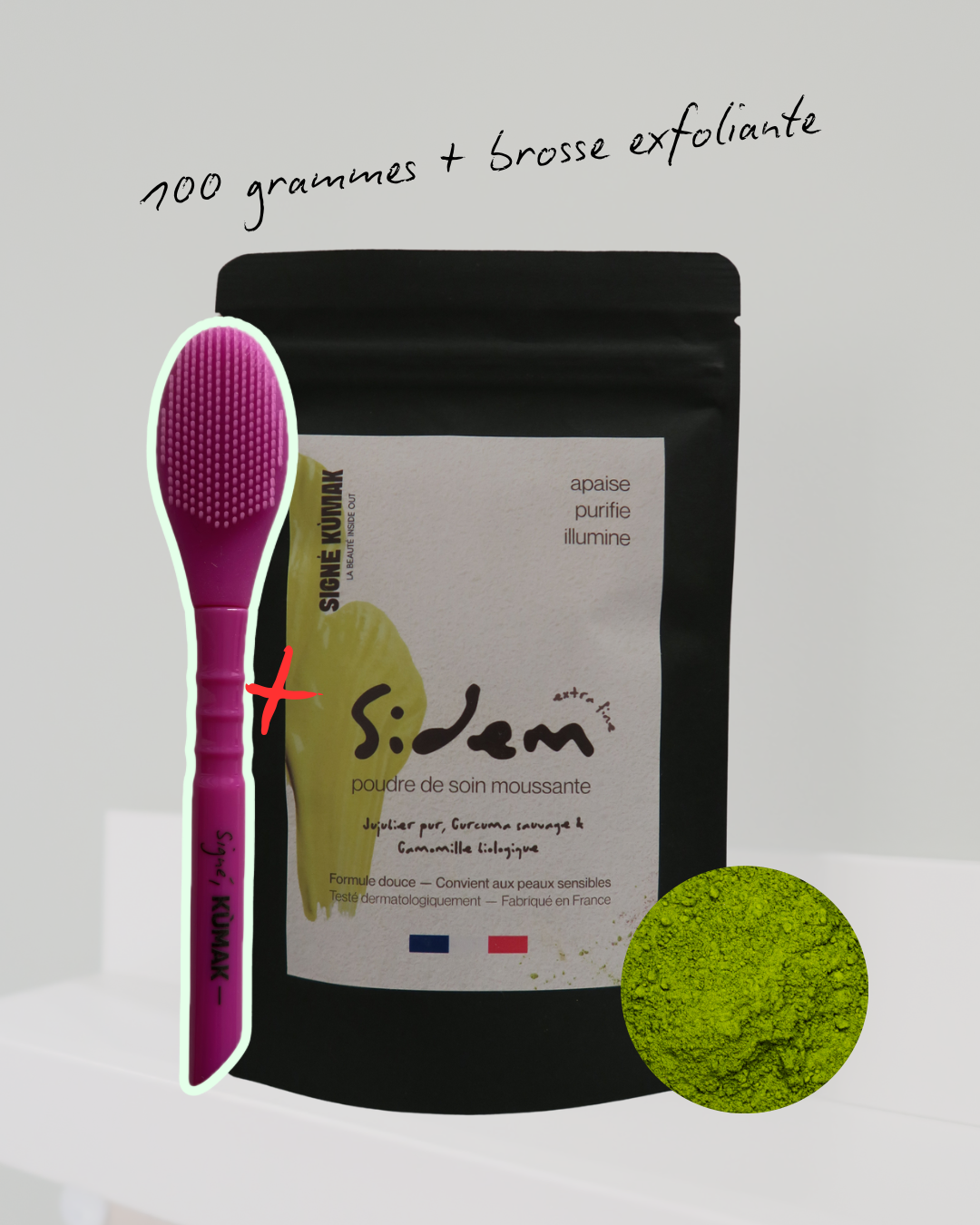 SIDEM, Poudre moussante — Jujubier & Curcuma