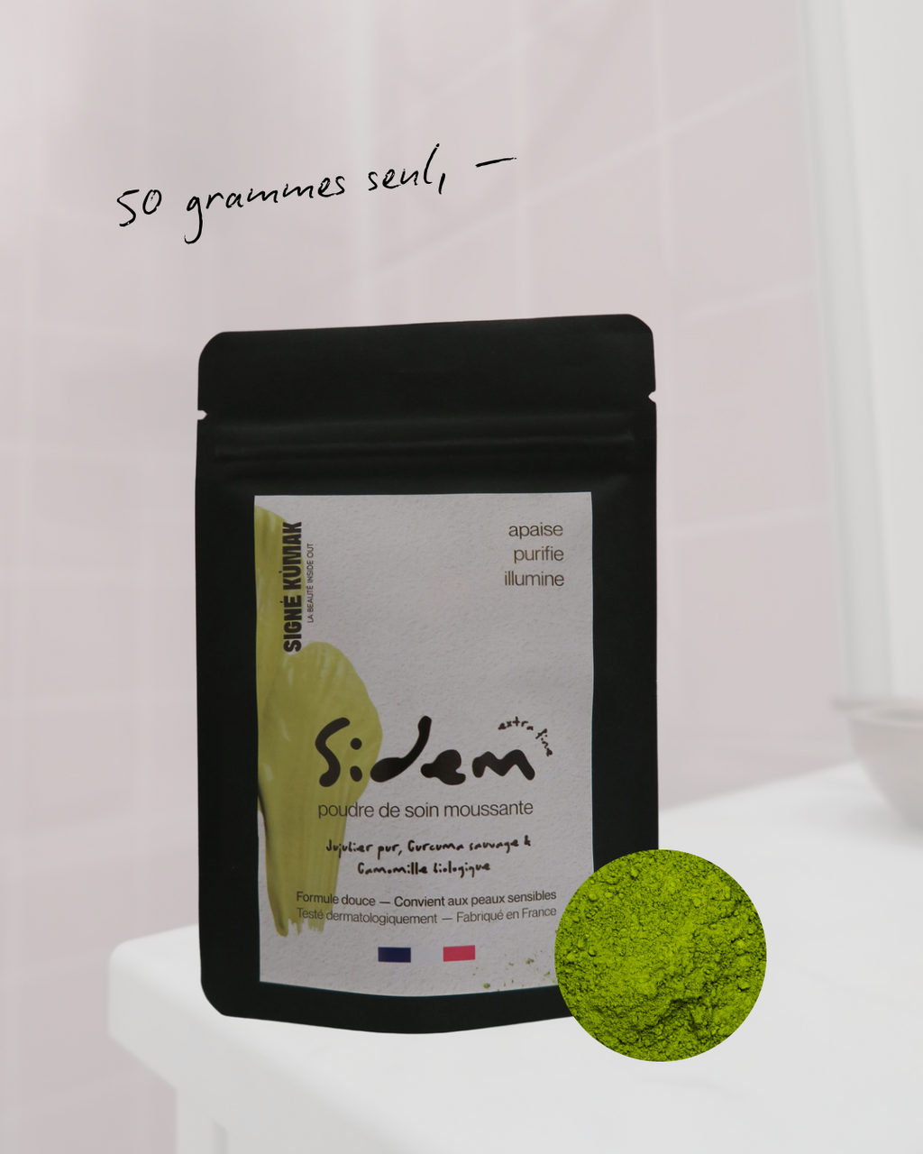 SIDEM, Poudre moussante — Jujubier & Curcuma