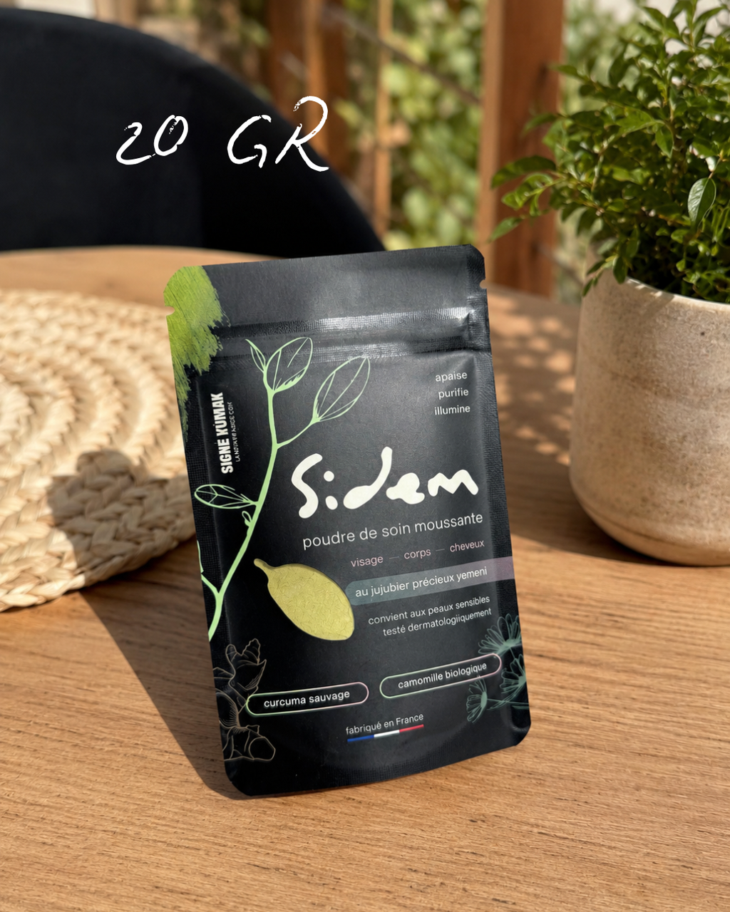 SIDEM, Poudre moussante — Jujubier & Curcuma
