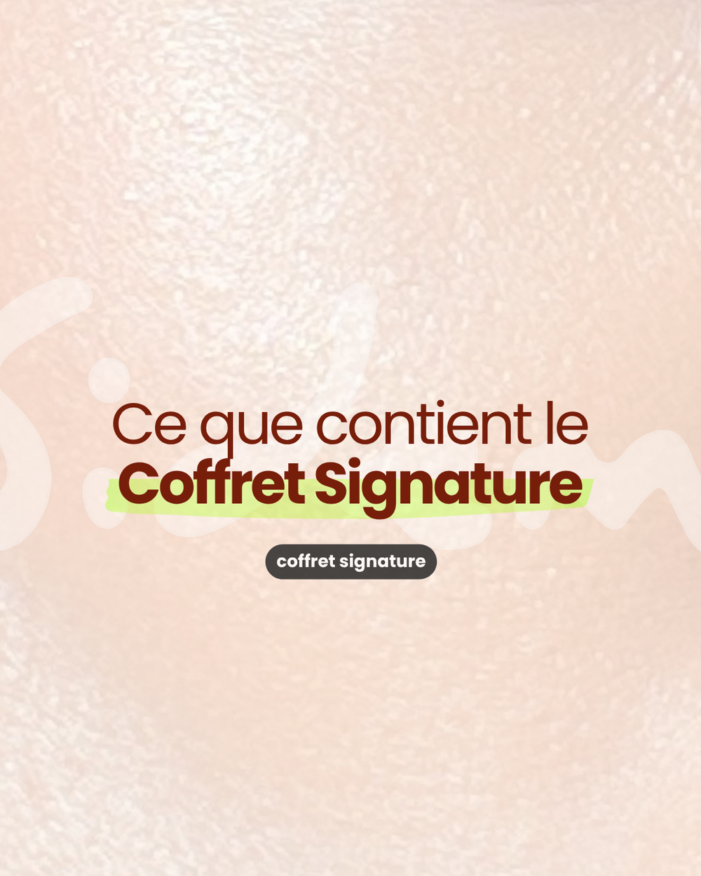 Le Coffret SIDEM — Signature